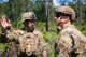 Tech Sgt. Daniel Green, left, 822d Base Defense Squadron fire team leader, briefs Col. Paul Birch, 93d Air Ground Operations Wing (AGOW) commander, during an immersion tour, June 25, 2018, at Moody Air Force Base, Ga. Birch toured the 820th Base Defense Group to gain a better understanding of their overall mission, duties and comprehensive capabilities. Prior to taking command of the 93d AGOW, Birch was the commander of the 380th Expeditionary Operations Group at Al Dhafra Air Base, United Arab Emirates. (U.S. Air Force photo by Airman 1st Class Eugene Oliver)