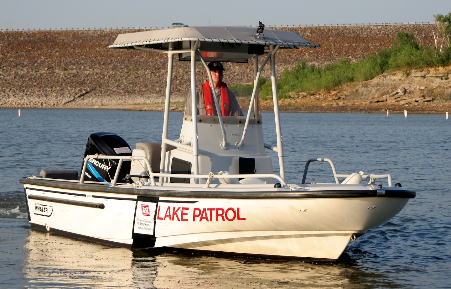 Kansas City District park ranger, Jason Hurley, patrols the water at Kanopolis Lake in Marquette, Kan. 

As one of the nation's largest federal provider of water-based recreation, the U.S. Army Corps of Engineers, Kansas City District stresses water safety and urges extra caution while in or around water during the upcoming Independence Day holiday.