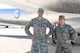 Staff Sgt. Nicholas Wise and Lt. Col Seana Jones are cousins who discovered each other for the first time and also coincidentally happened to be stationed on Hill Air Force Base, Utah. Jones is with 84th Radar Evaluation Squadron and Wise is with the 372 Training Squadron. (U.S. Air Force photo by Cynthia Griggs)