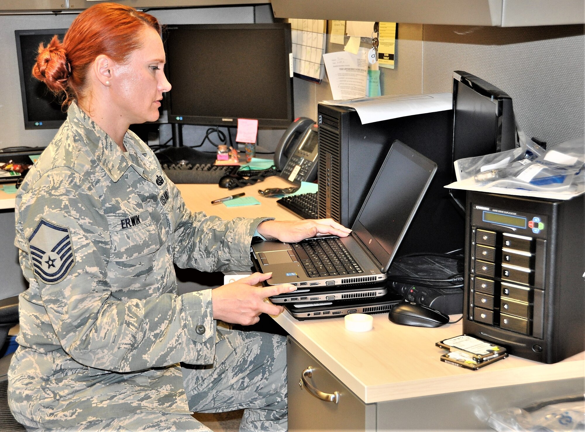 Master Sgt. Melissa Erwin  (U.S. Air Force photo by Janis El Shabazz)
