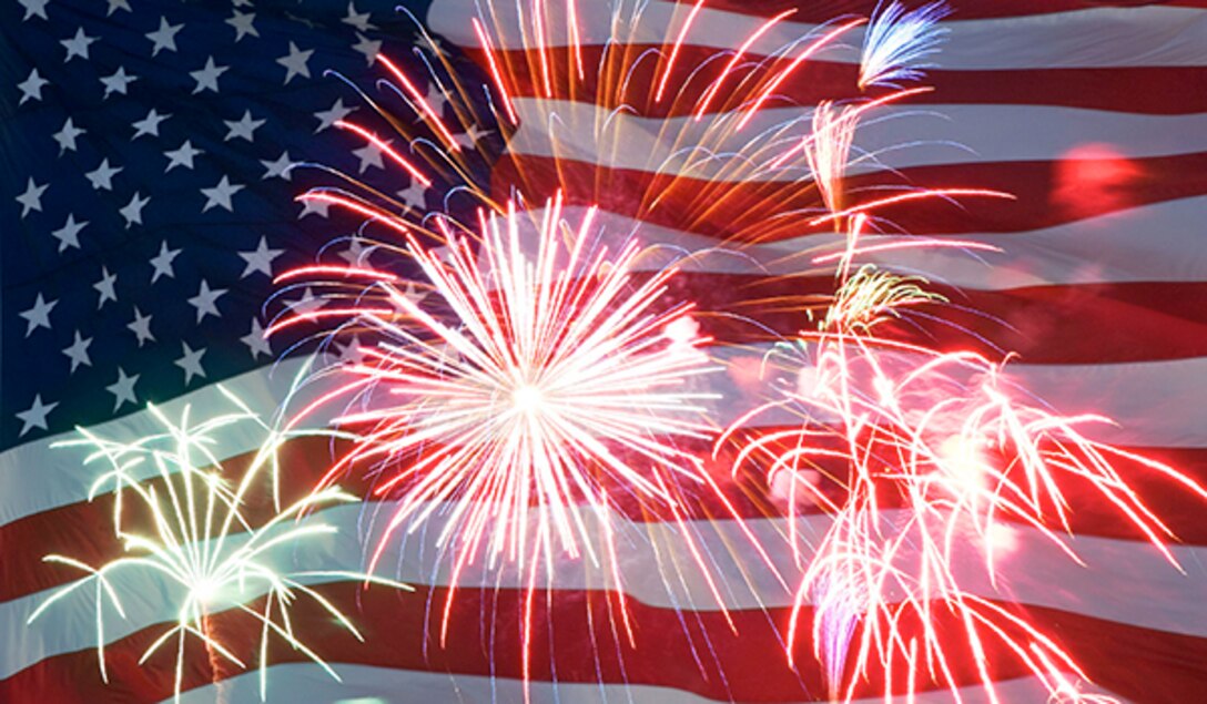 The safest way to view fireworks is at a safe distance, at an event put on by professionals. Photo illustration courtesy Defense Media Activity.