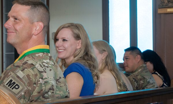 Joint Task Force Guantanamo welcomed the incoming Joint Detention Group Commander, Col. Steven G. Yamashita, and bid farewell to outgoing JDG Commander, Col. Stephen E. Gabavics during a change of command ceremony, June 27.