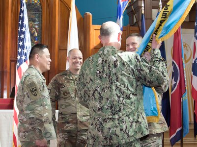 Joint Task Force Guantanamo welcomed the incoming Joint Detention Group Commander, Col. Steven G. Yamashita, and bid farewell to outgoing JDG Commander, Col. Stephen E. Gabavics during a change of command ceremony, June 27.
