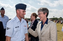 SECAF presides over BMT graduation