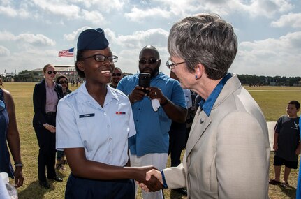 SECAF presides over BMT graduation