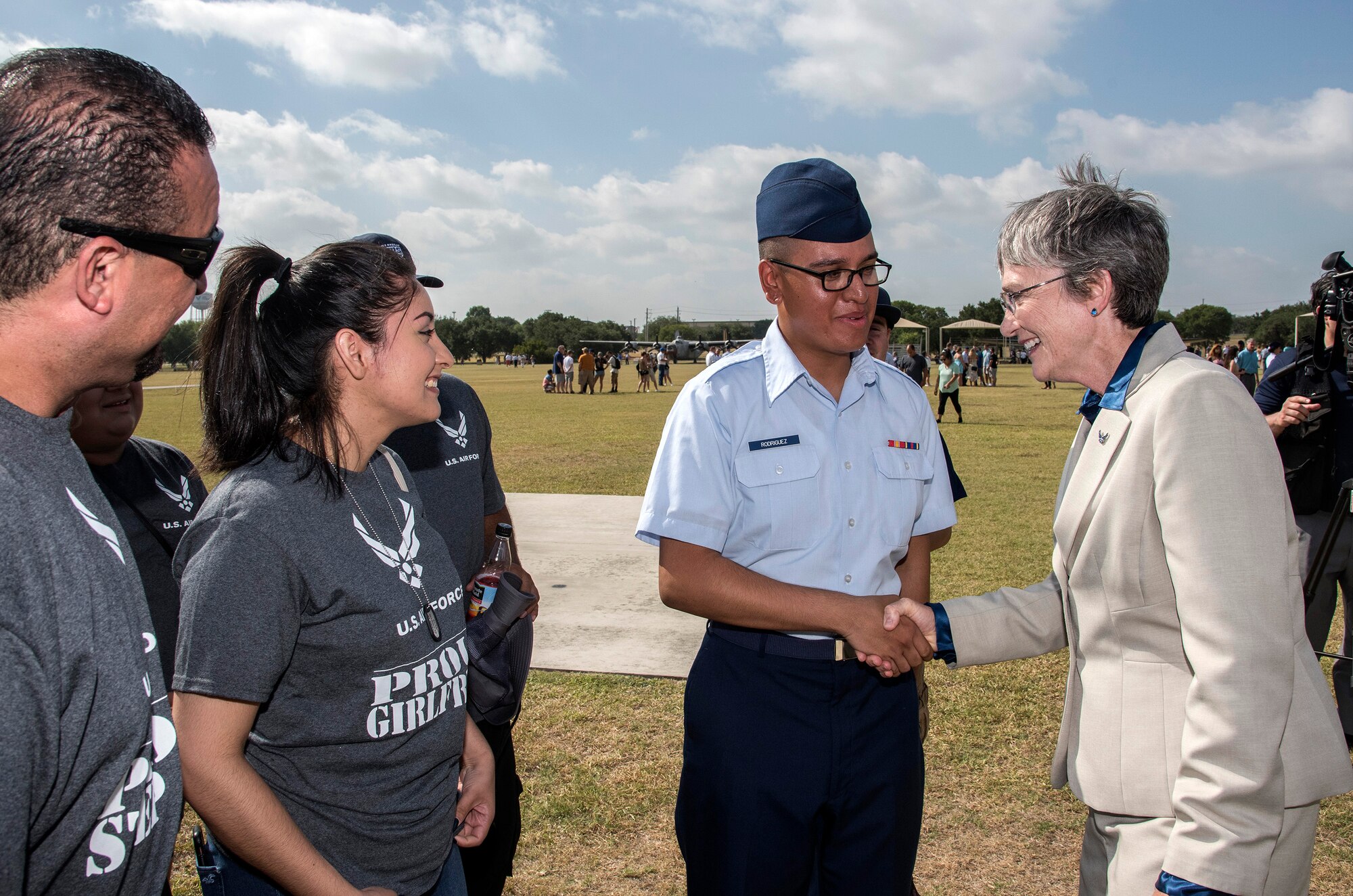 SECAF presides over BMT graduation