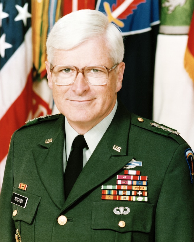Photo of Gen. David M. Maddox