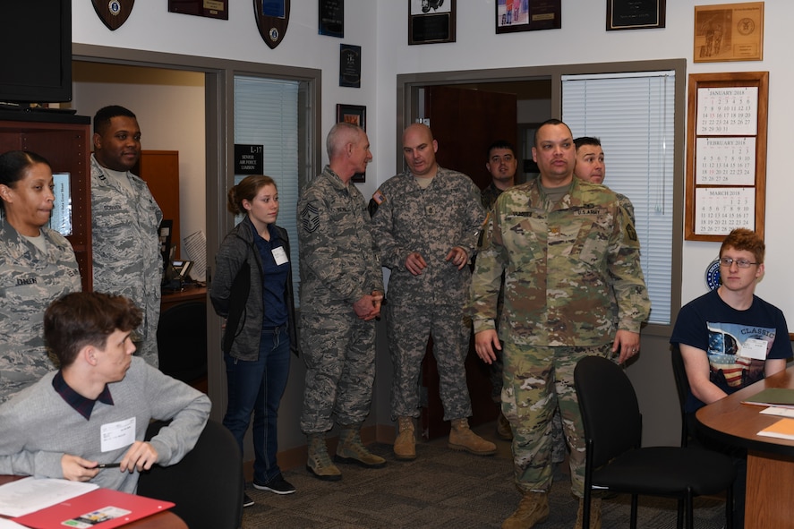 Air Force applicants receive career field guidance counseling at the Shreveport MEPS