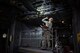 Airman 1st Class Britainy Schmid, 364th Training Squadron hydraulic apprentice course student, inspects a booster pack for damage on a C-130 Hercules at Sheppard Air Force Base, Texas, Feb. 13, 2018. The booster pack powers the ailerons on the aircraft. Schmid is in block four of eight and scheduled to graduate March 21. (U.S. Air Force photo by Alan R. Quevy)