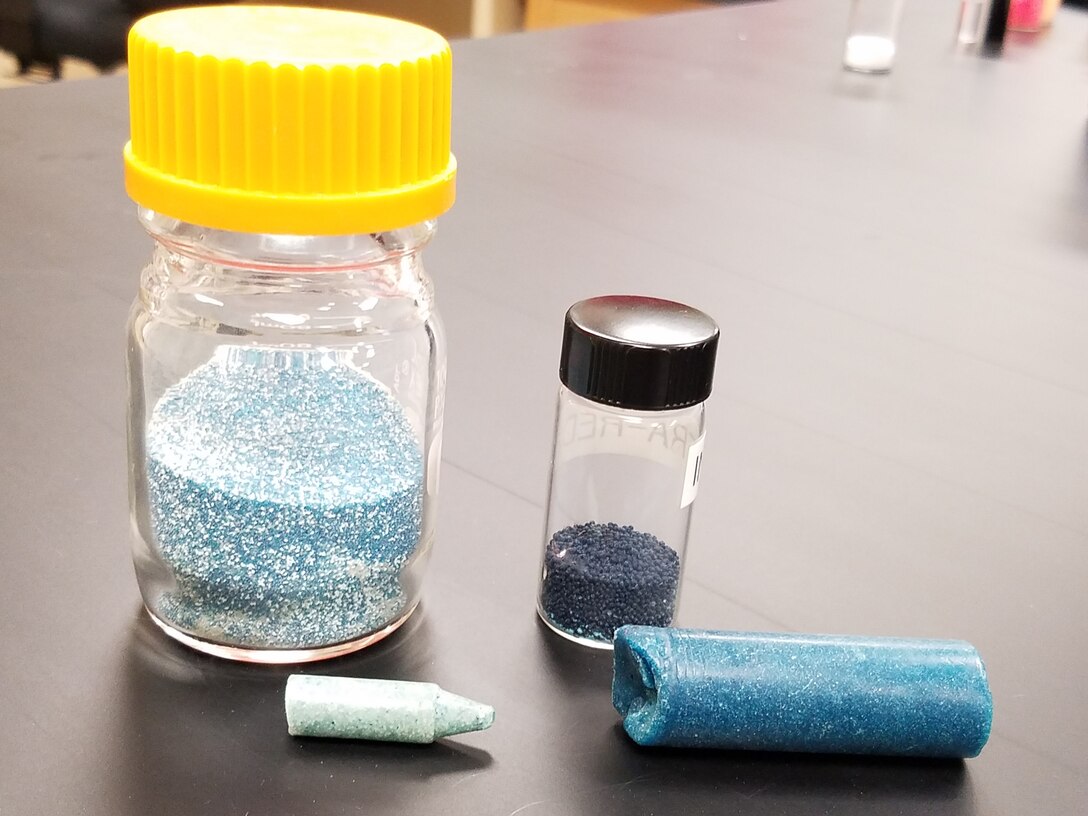 AFRL-developed microencapsulated chemiluminescent materials