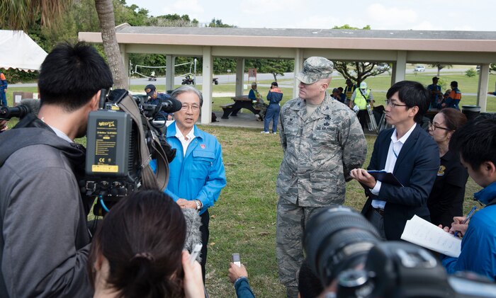 Always Prepare: Kadena Opens Gates to Chatan during Tsunami Exercise