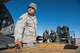 Members from multiple mission partners gathered to help load the aircraft for the Space and Missile Systems Center detachment at Kirtland. The equipment was being moved to Diego Garcia for a satellite operations mission.