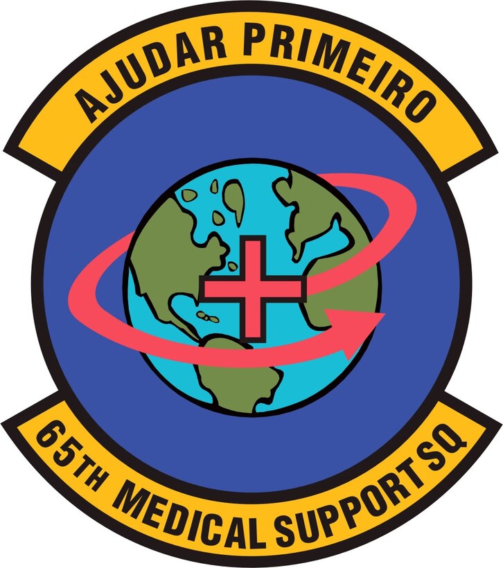 Emblem- 65th Medical Support Squadron (65 MDSS)
