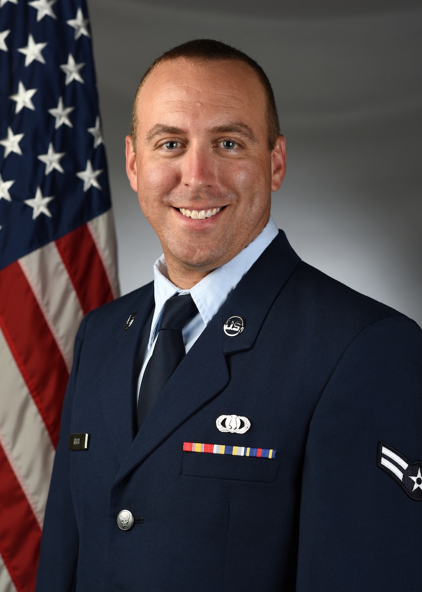 Official photo of A1C Andrew Reich
