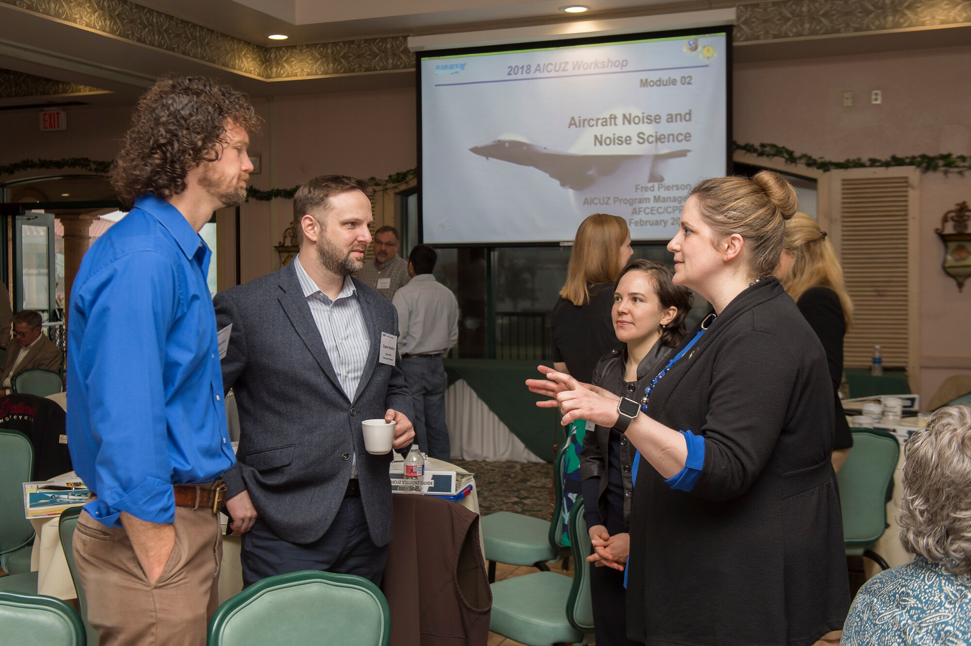 The Air Force Civil Engineer Center hosted the Air Installations Compatible Use Zones Program conference at Joint Base San Antonio, Texas, Feb. 27, 2018.