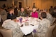 Col. Michael Richardson, 56th Fighter Wing vice commander, talks with Georgia Lord, mayor of Goodyear, and other members of the 56th Fighter Wing during the Women’s History Month breakfast at Luke Air Force Base, Ariz., March 1, 2018. The breakfast, at which Lord was a guest speaker, commemorated women’s accomplishments throughout the course of American history. (U.S. Air Force photo/Senior Airman Ridge Shan)