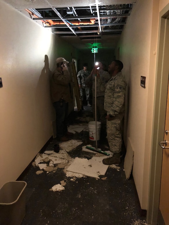 Flooding in dorms reveals Buckley’s mission readiness > Buckley Space