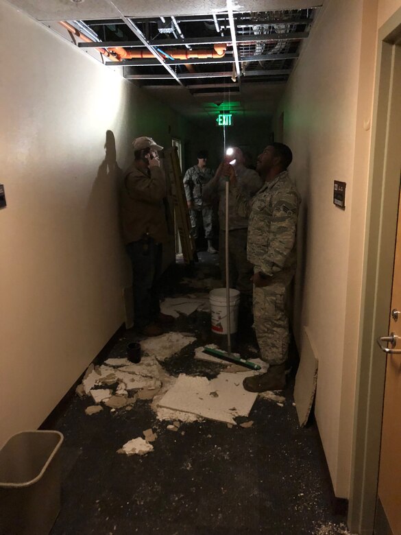Flooding in dorms reveals Buckley’s mission readiness > Buckley Space