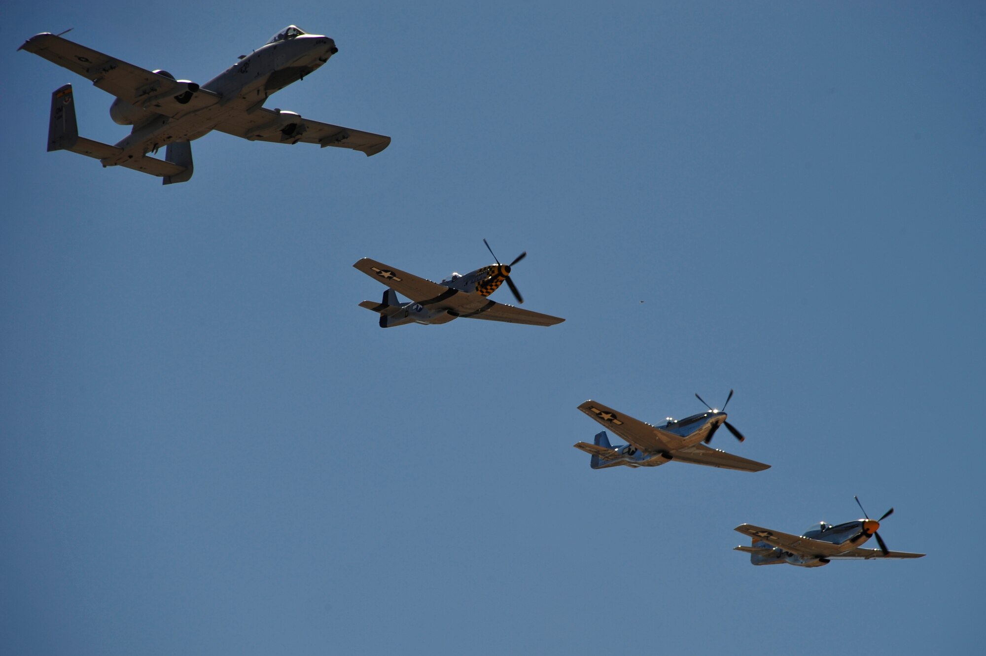 During the course, aircrews practice ground and flight training to enable civilian pilots of historic military aircraft and U.S. Air Force pilots of current fighter aircraft to fly safely in formations together.