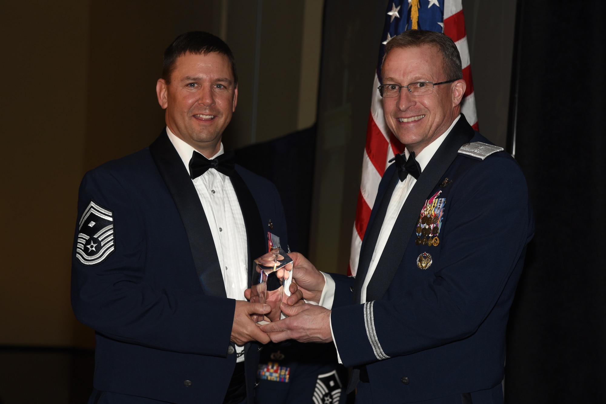 Senior Master Sgt. Chris Walberg, is selected as the North Dakota Air National Guard First Sergeant of the Year