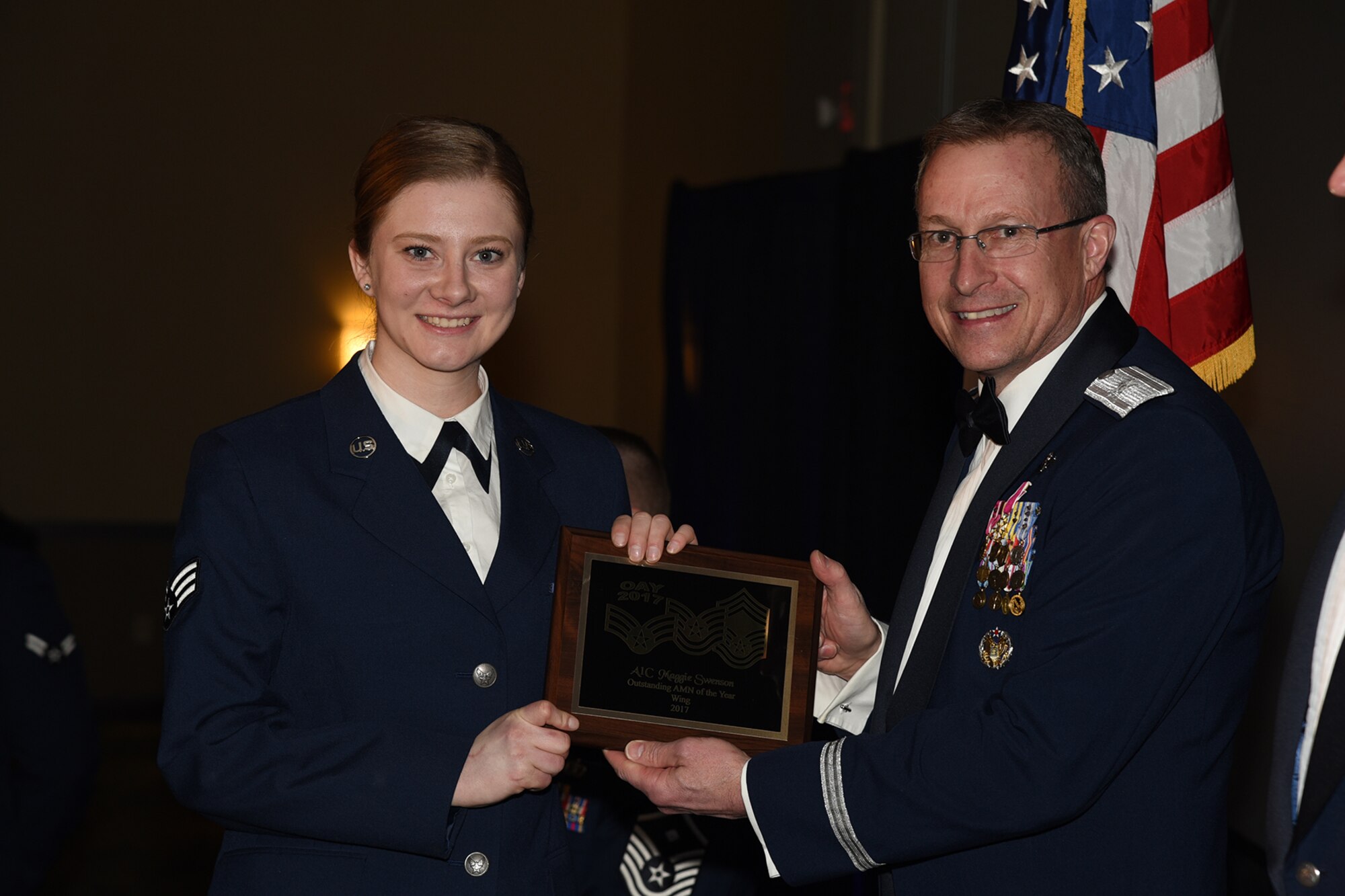 Senior Airman Maggie Swenson, of the 119th Medical Group, is selected as the North Dakota Air National Guard Airman of the year.