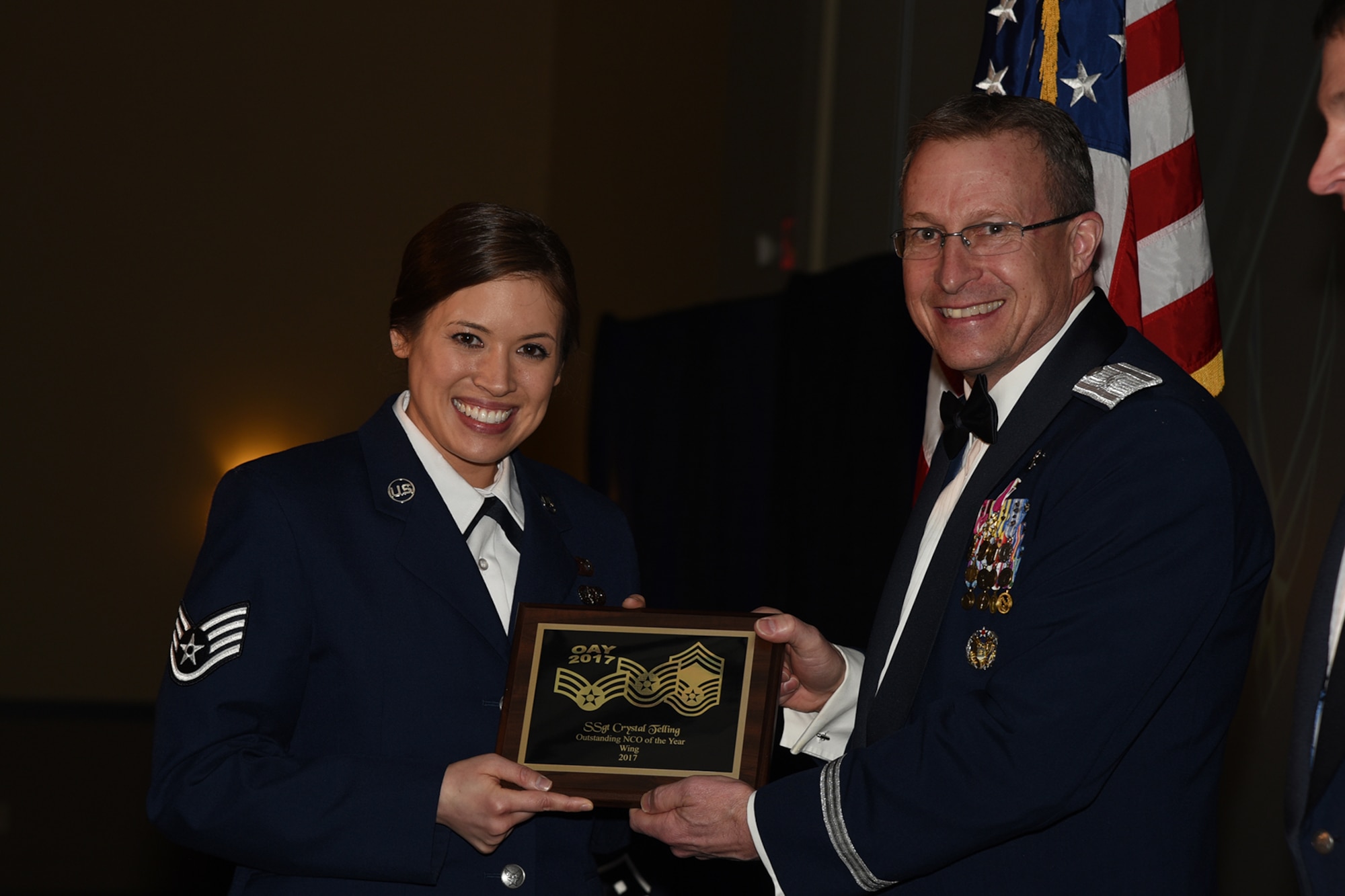 Staff Sgt. Crystal Telling, a financial management technician in the 119th Comptroller Flight, is selected as the North Dakota Air National Guard noncommissioned officer of the year.