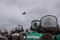 VFMFA-121, assigned under the Okinawa-based 31st Marine Expeditionary Unit, will remain embarked aboard Wasp for a regional patrol meant to strengthen regional alliances, provide rapid-response capability, and advance the Up-Gunned ESG concept.