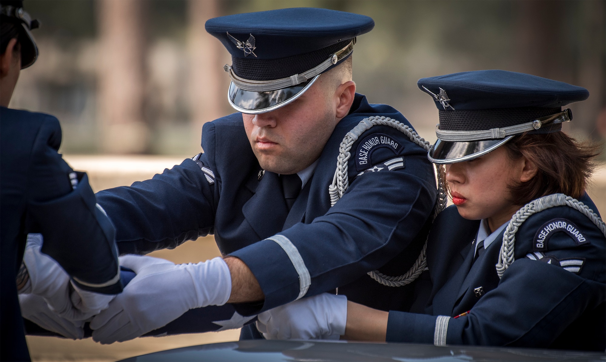 Honor Guard graduation March 2018