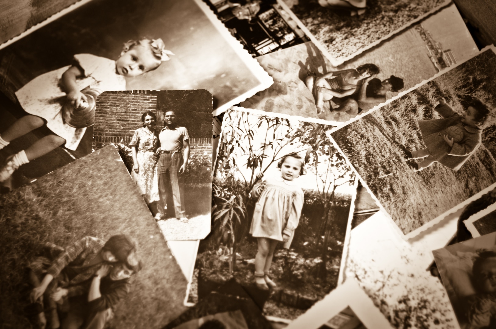 Vintage family photos show a connection to the past through genealogy. (Courtesy Graphic)