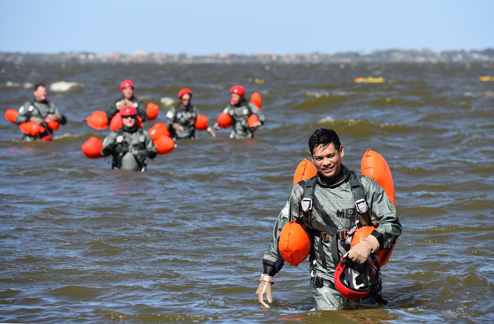 Water survival training