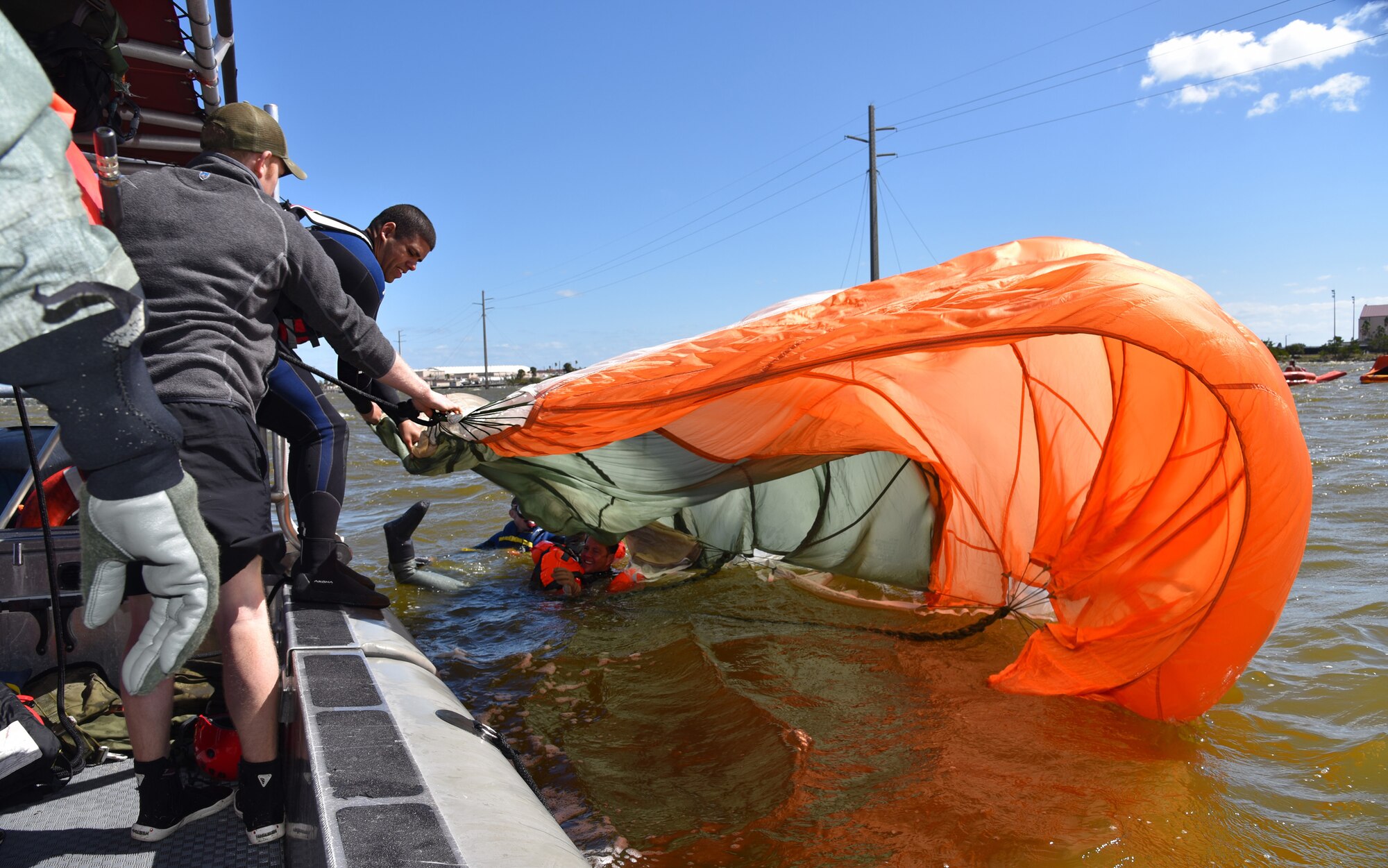 Water survival training