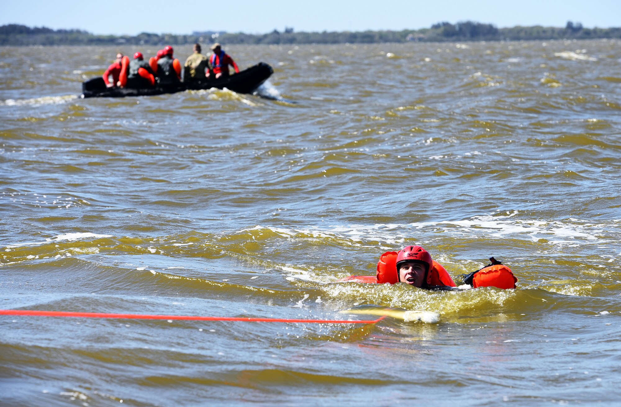 Water survival training