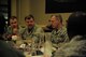 Maj. Gen. Randall A. Ogden (right), Fourth Air Force commander, meets with Col. Gregory Gilmour (center), 315th Airlift Wing commander, Chief Master Sgt. Mark Barber (left), 315AW command chief, and senior enlisted members of the 315 AW during his first visit to Joint Base Charleston, S.C., March 2, 2018. Ogden visited several squadrons during his visit to meet with the Airmen and talk innovation and progress in today's Air Force (U.S. Air Force photo by SrA Jonathan Lane).