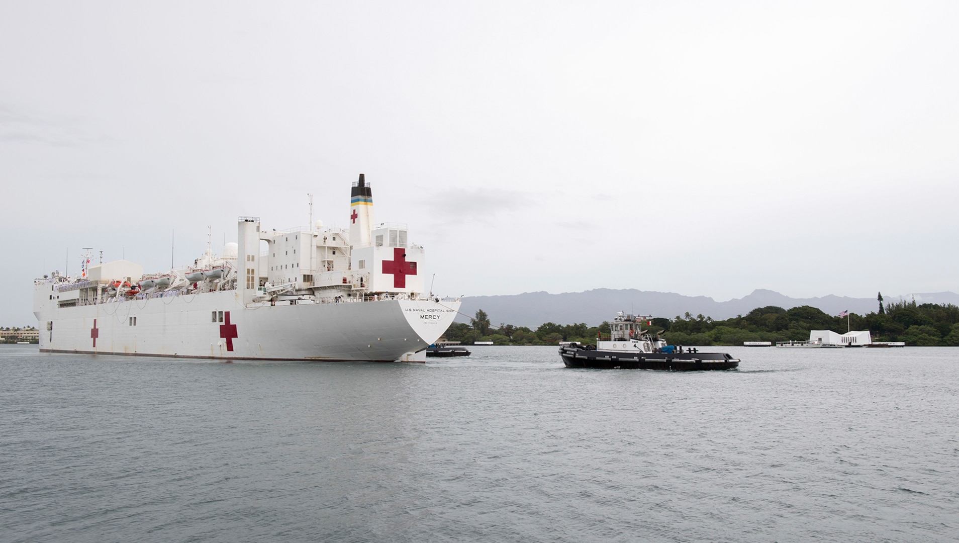 USNS Mercy Arrives in Hawaii, En Route for Pacific Partnership 2018