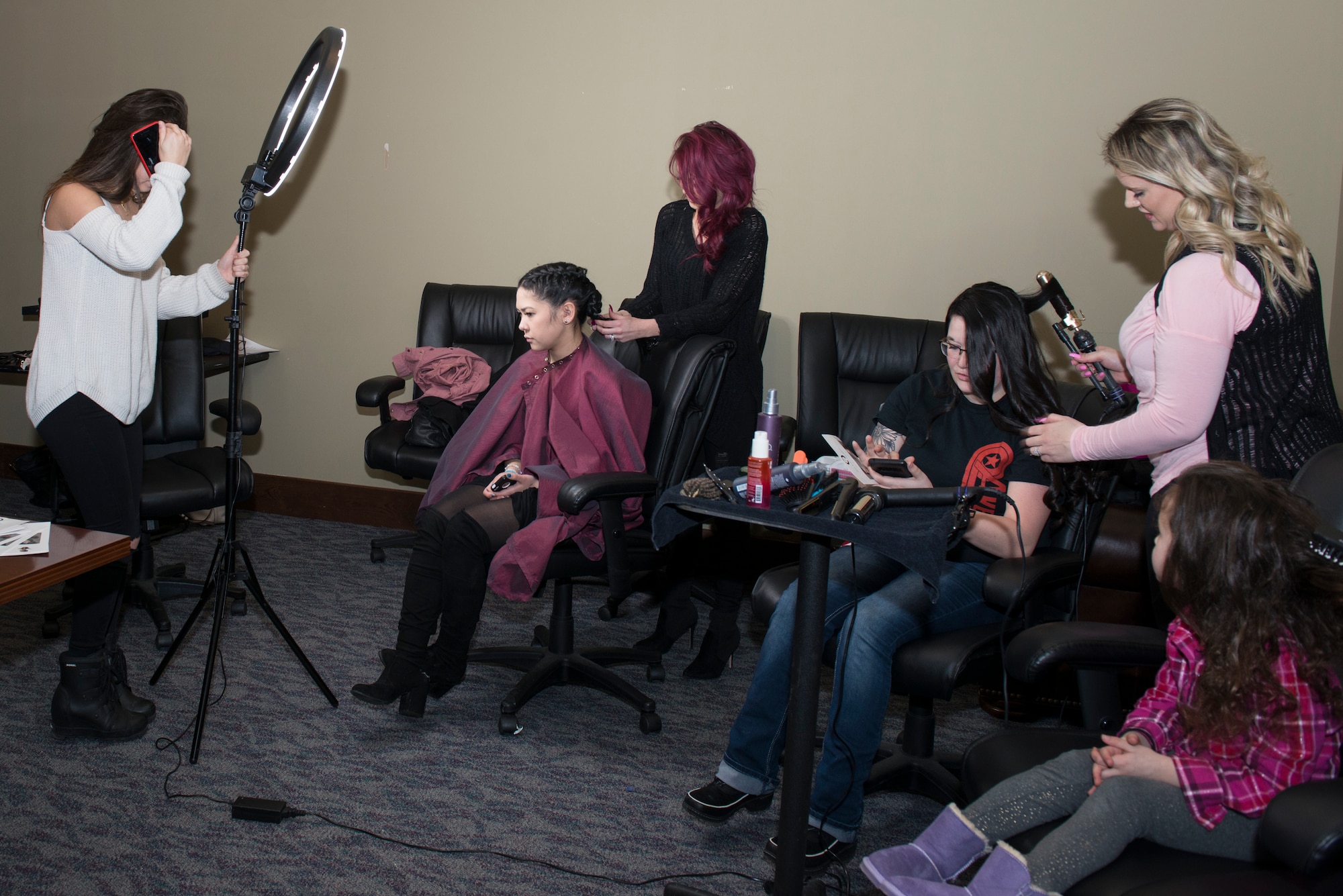 The 673d Medical Group hosts a 'Girls Night Out' at the Arctic Warrior Events Center, on Joint Base Elmendorf-Richardson, Alaska, March 1, 2018. 'Girls Night Out' was a free event highlighting women's health through activities, information booths and guest speakers.