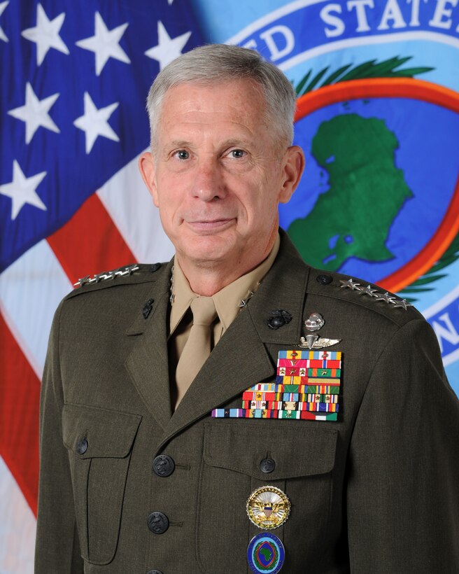 Marine Corps Gen. Thomas D. Waldhauser, commander of U.S. Africa Command, testified before the House Armed Services Committee on national security challenges and U.S. military activities in Africa, March 6, 2018.