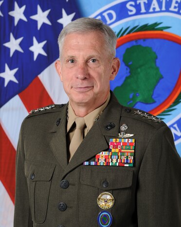 Marine Corps Gen. Thomas D. Waldhauser, commander of U.S. Africa Command, testified before the House Armed Services Committee on national security challenges and U.S. military activities in Africa, March 6, 2018.