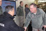 Defense Contract Management Agency Korea staff welcomed Air Force Chief of Staff Gen. David L. Goldfein on his latest visit to the Republic of Korea. DCMA Korea key leaders briefed Goldfein on the DCMA mission and provided him with a tour of the Korean Airlines’ aircraft depot Gimhae, Korea Jan. 26, 2018. (Korean Air photo by Chang Mok Lee)