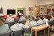 U.S. Air Force Reserve Lt. Col. Charlotte A. Appleton, commander of the 913th Aerospace Medical Squadron, asks for input from her Airmen at the conclusion of the Unit Training Assembly (UTA) weekend at Little Rock Air Force Base, Ark., Mar. 4, 2018. Receiving information from Airmen about what might have gone right or wrong during a UTA weekend helps the commander plan future operations for the unit. (U.S. Air Force photo by Master Sgt. Jeff Walston/Released)