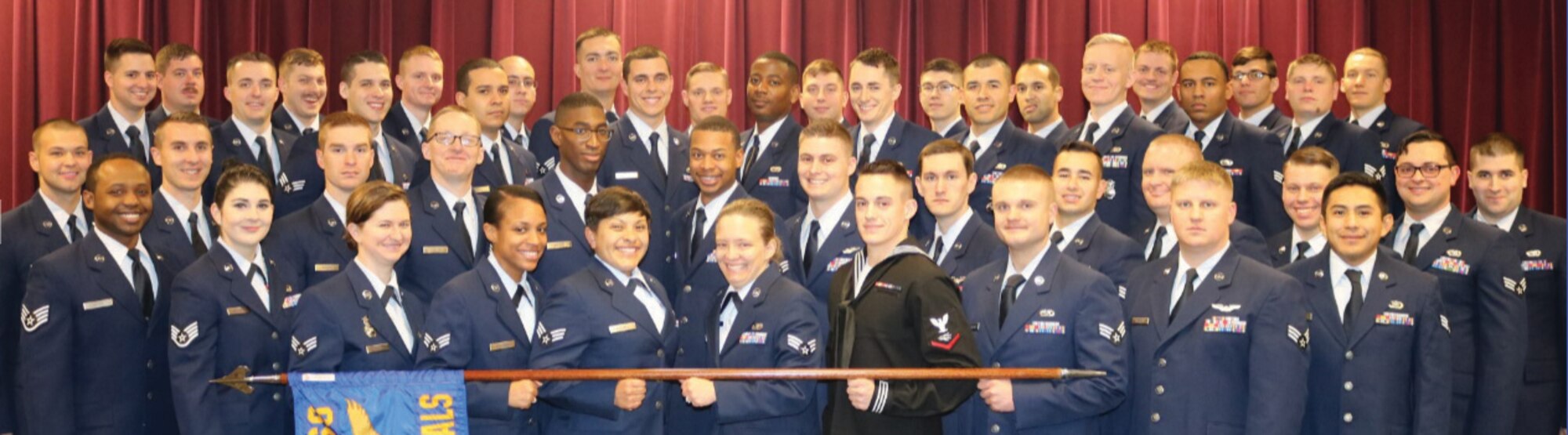 Airman Leadership School Class 18-B graduates. (Courtesy photo)