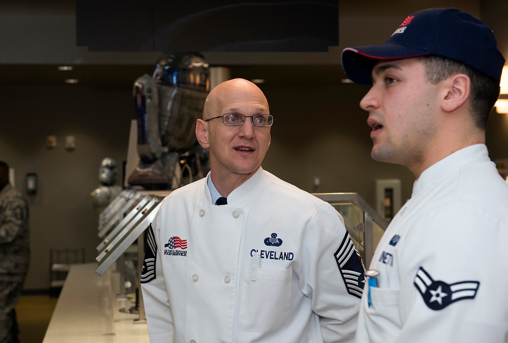 Hennessy evaluation team visits Whiteman Air Force Base.