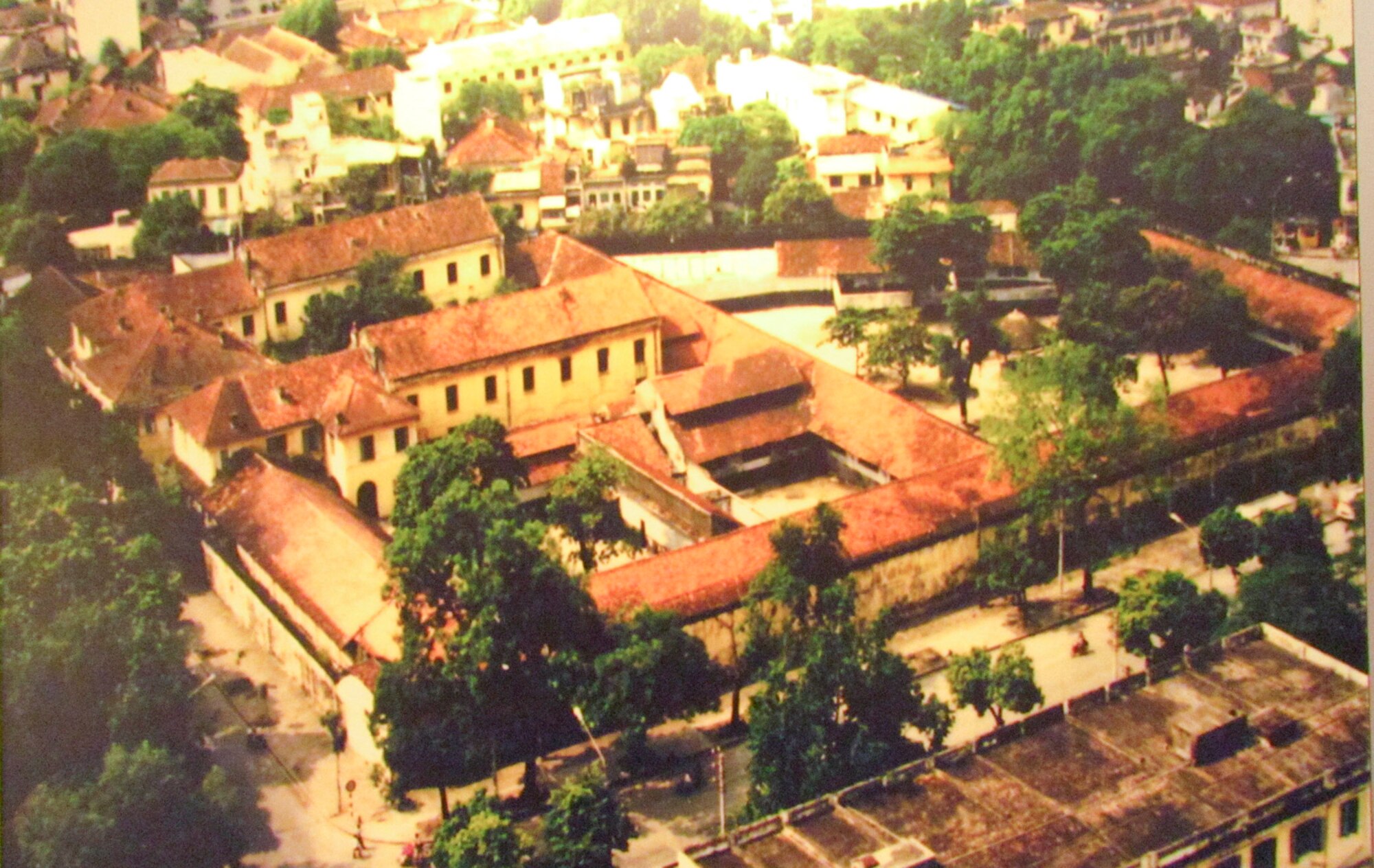 Over view of the Hanoi prison camp, nicknamed the Hanoi Hilton. (Courtesy photo.)