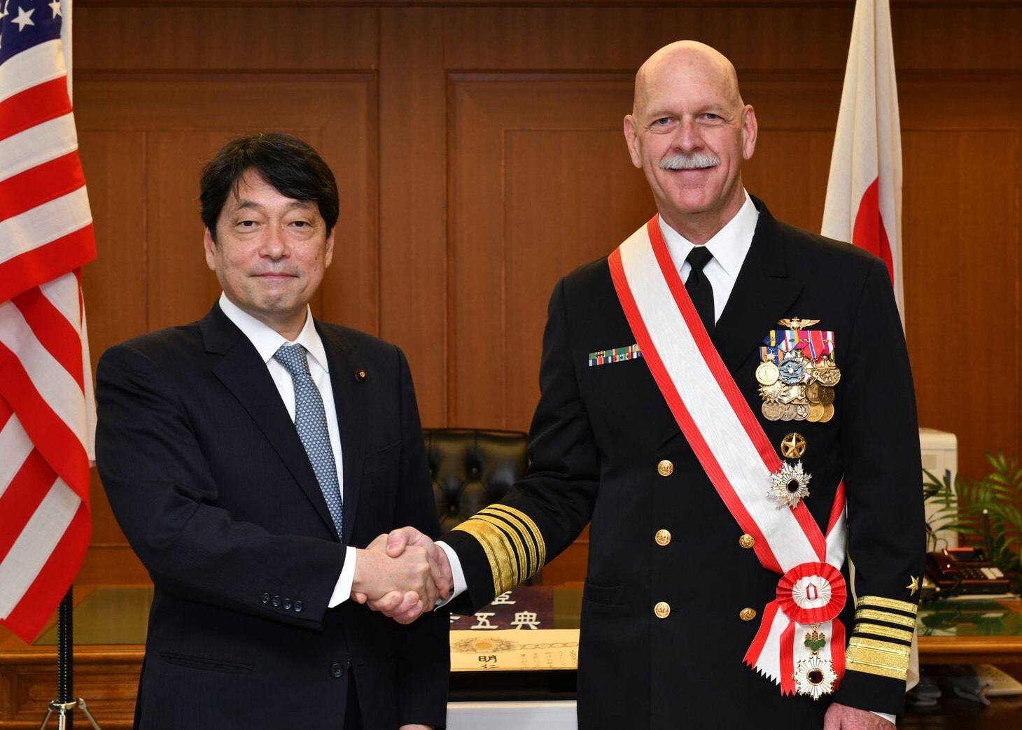 U.S. Pacific Fleet commander concludes visit to Japan