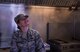 Airman 1st Class Kathleen Reynolds, 90th Force Support Squadron missile chef, poses for a photo March 3, 2018, in the F.E. Warren Air Force Base missile complex. Whether the Airmen are in the missile field for one shift or several days, they all rely on one person for their nourishment during their tour: the missile chef. (U.S. Air Force Photo by Airman 1st Class Braydon Williams)