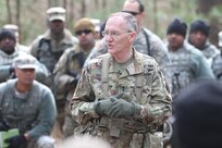 Commanding Generals arrive on ground to view CSTX 78-18-03 progress