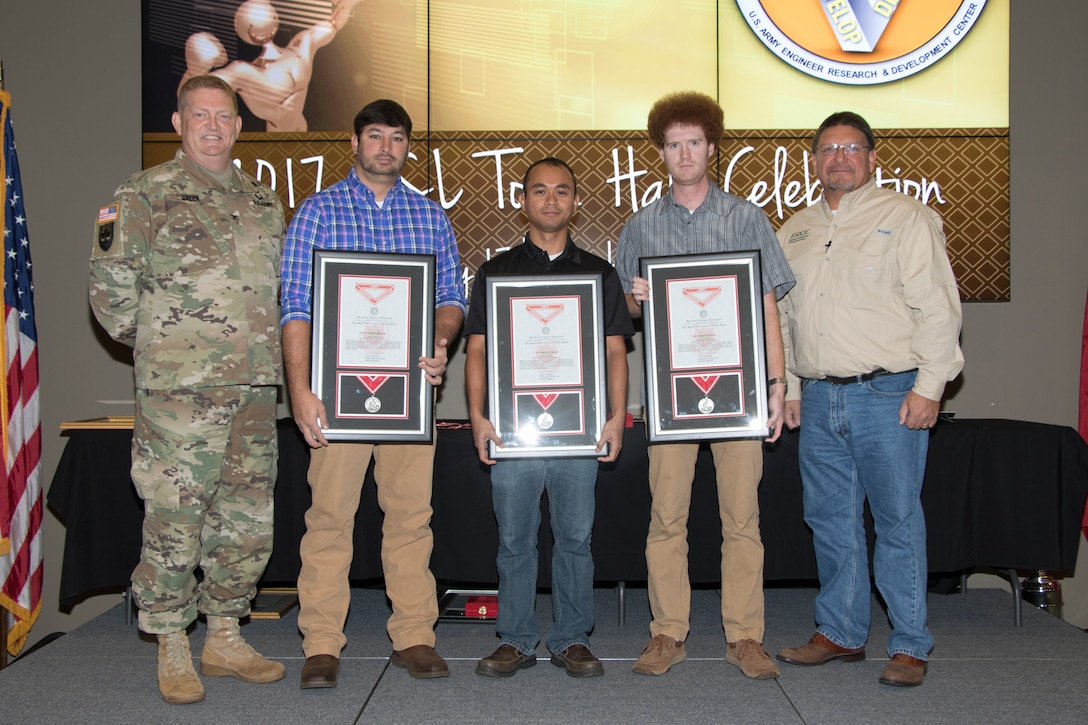 Steel de Fleury Medals awarded at town hall