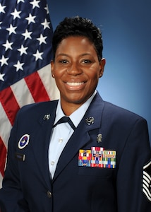This is the official portrait of Master Sergeant Melissa Bridges.