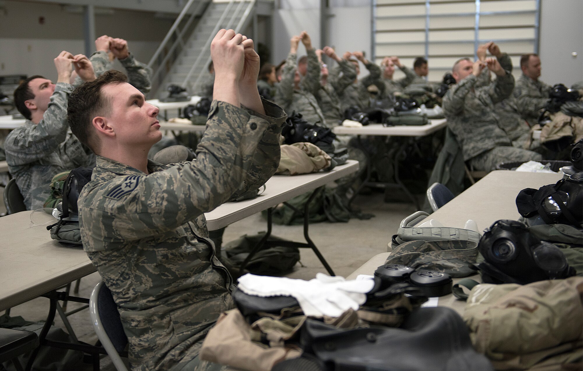 CBRN training at Whiteman Air Force Base, Missouri.