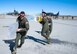 The 349th Air Mobility Wing sends Col. Adrian K. White Vice Commander of the 349th Air Mobility Wing off with a "splash" during his Fini Flight, March 5, 2018.