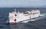 Military Sealift Command hospital ship USNS Mercy (T-AH 19) departs Naval Base San Diego in support of Pacific Partnership 2018 (PP18). PP18’s mission is to work collectively with host and partner nations to enhance regional interoperability and disaster response capabilities, increase stability and security in the region, and foster new and enduring friendships across the Indo-Asia-Pacific Region. Pacific Partnership, now in its 13th iteration, is the largest annual multinational humanitarian assistance and disaster relief preparedness mission conducted in the Indo-Asia-Pacific.